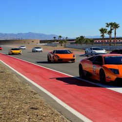 A car travels on a straight track