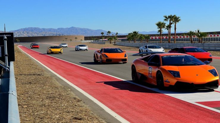 A car travels on a straight track