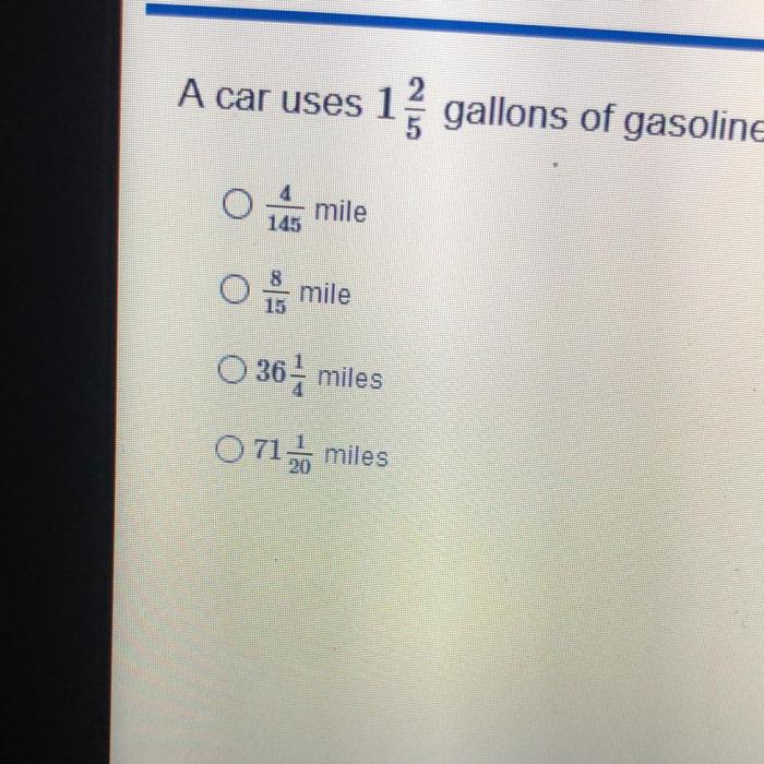 Darnell's car used 8 gallons