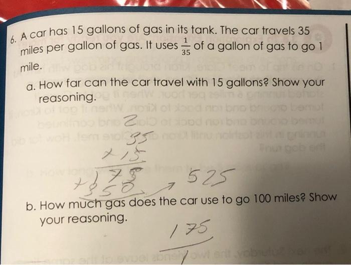 Miles gallons explain appreciated traveled