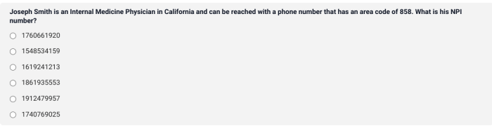 Npi number of area code 858