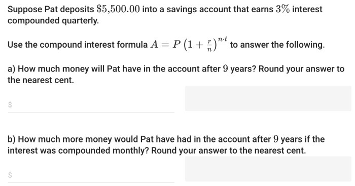 Pat deposits 600 in a savings account