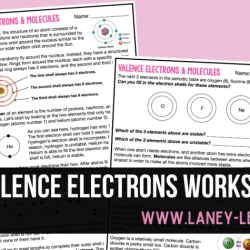 Valence electrons worksheet with answers