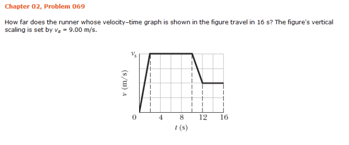 Velocity runner whose graph far does time figure shown travel homeworklib