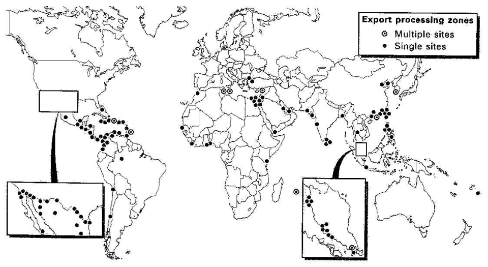 Export processing zones ap human geography example